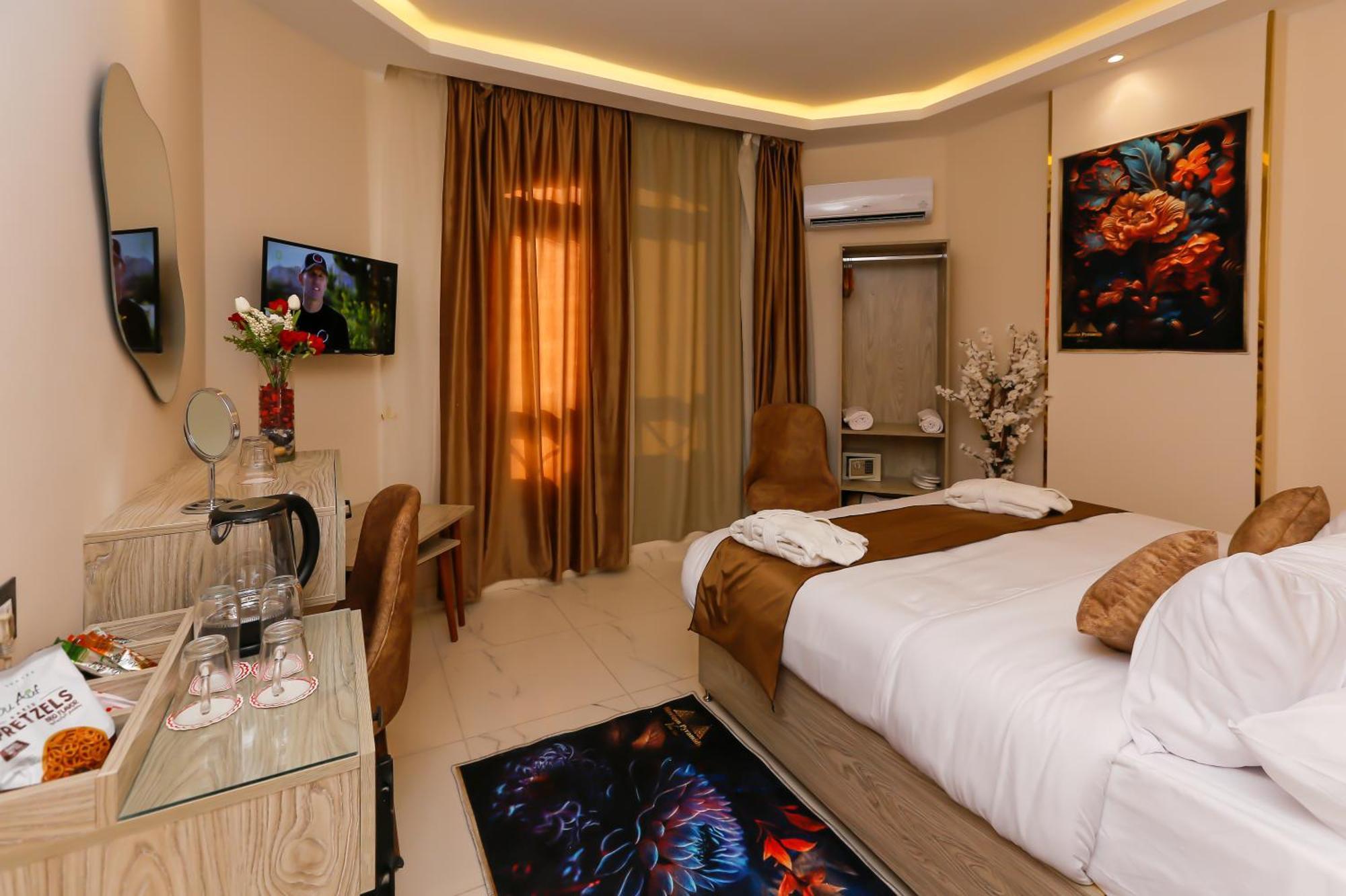 Horizon Pyramid View Inn Kafrat al Jabal Exterior foto