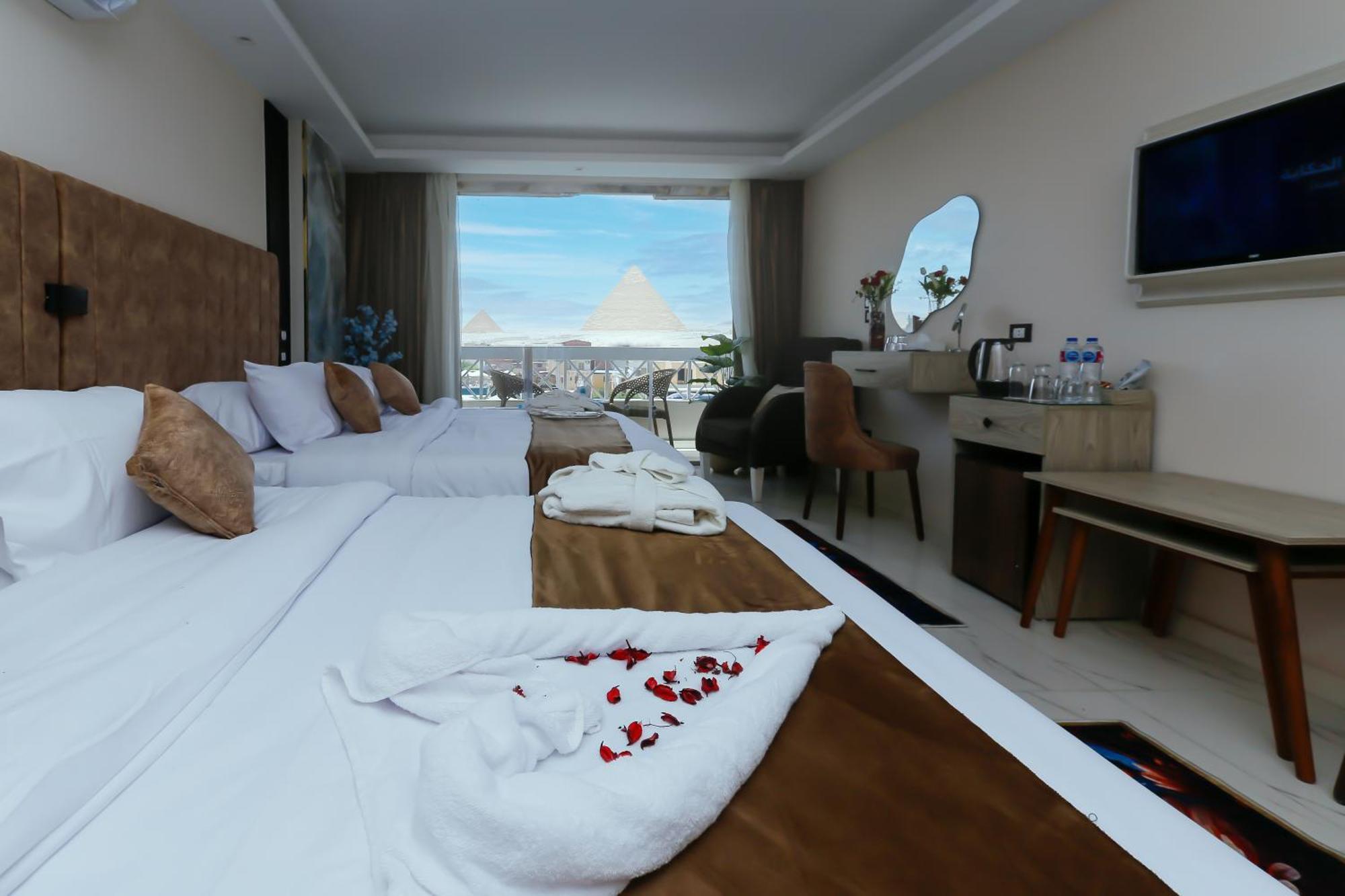 Horizon Pyramid View Inn Kafrat al Jabal Exterior foto